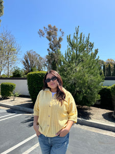 Sunshine Crop Crochet Cardigan