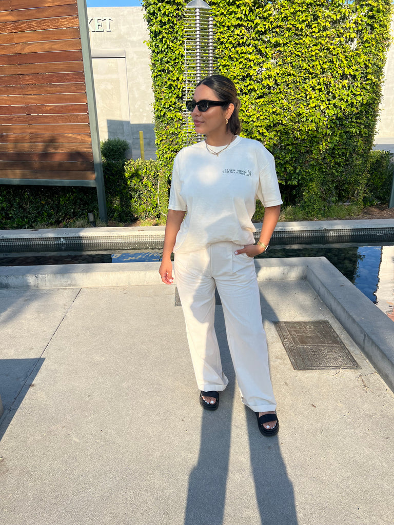 5 Ways To Wear Cropped White Pants for Spring and Summer