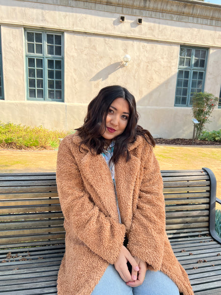 Golden Sherpa Coat